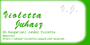 violetta juhasz business card