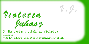 violetta juhasz business card